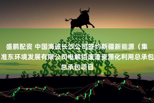 盛鹏配资 中国海诚长沙公司签约新疆新能源（集团）准东环境发展有限公司电解铝废渣资源化利用总承包项目